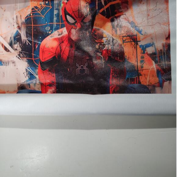 Spider-Man Abstract Graffiti Wall – Superhero Canvas Print (Unframed, 12x18") - Picture 4 of 4